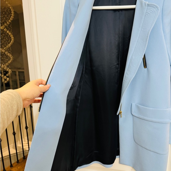 ZARA Baby Blue Blazer Coat Suit jacket, Size XS - Picture 6 of 9